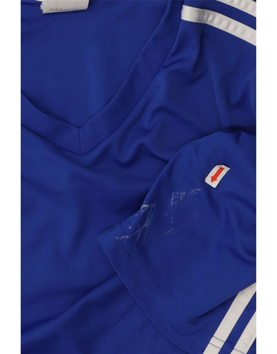 ADIDAS Mens Climalite Camiseta Top Grande Azul Poliéster