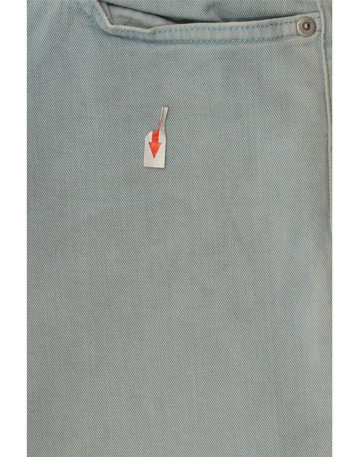 Jeans recortados femininos Gap W32 L26 algodão azul
