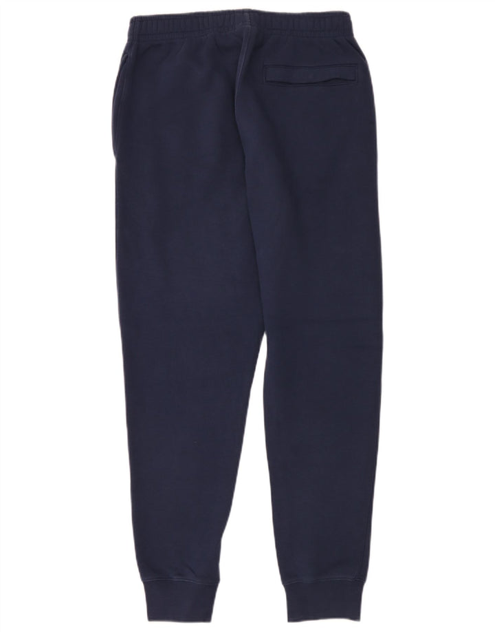 Calça de treino masculina Nike joggers pequeno algodão azul marinho