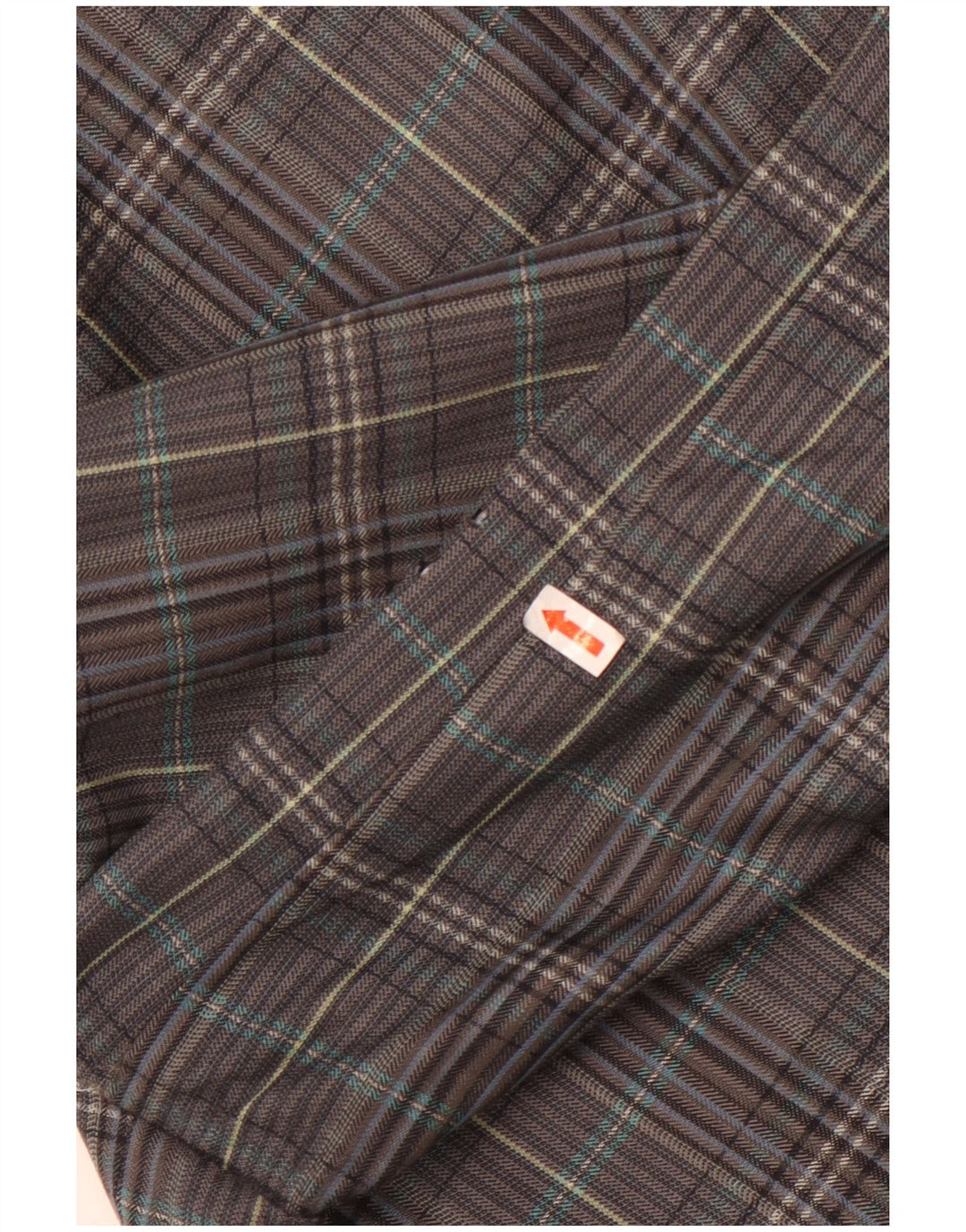 Jaqueta blazer masculina de 2 botões Gianluca Lorenzi IT 56 3XL cinza xadrez lã