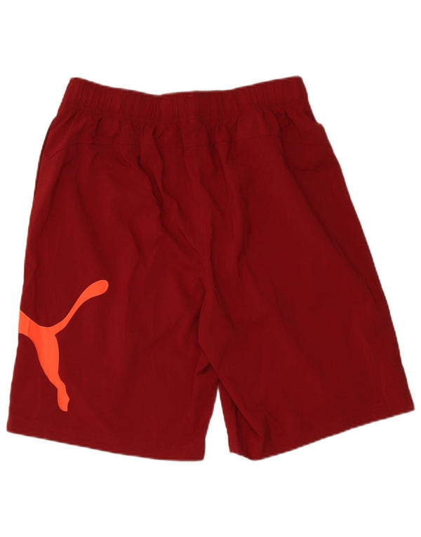 Puma Mens Graphic Sport Shorts Grande Borgonha Poliéster