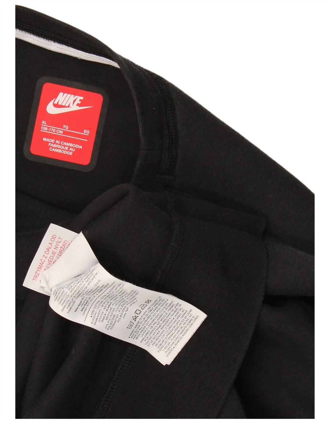 Moletom Nike Boys Jumper 13-14 Anos XL Preto Algodão