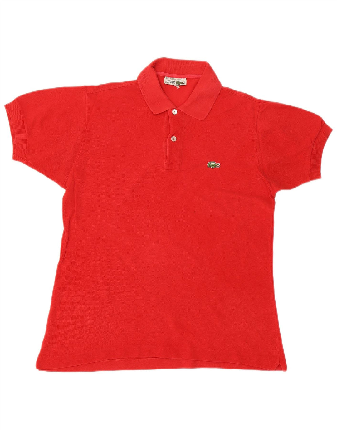 Camisa polo masculina LACOSTE pequena vermelha