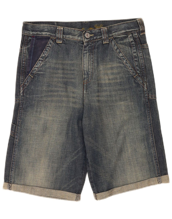 Shorts jeans masculino REPLAY 11-12 anos W29 algodão azul marinho