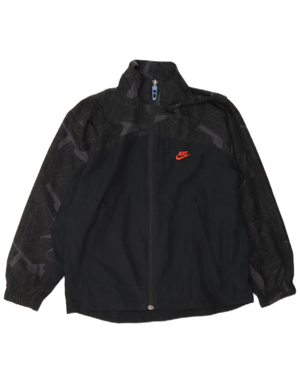 Jaqueta Nike Boys Tracksuit Top 10-11 Anos Médio Azul Marinho Geométrico