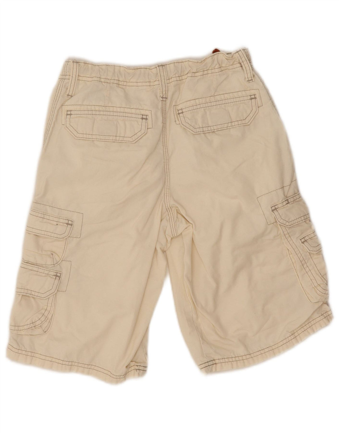 Shorts cargo Lee Boys 11-12 anos W24 algodão bege