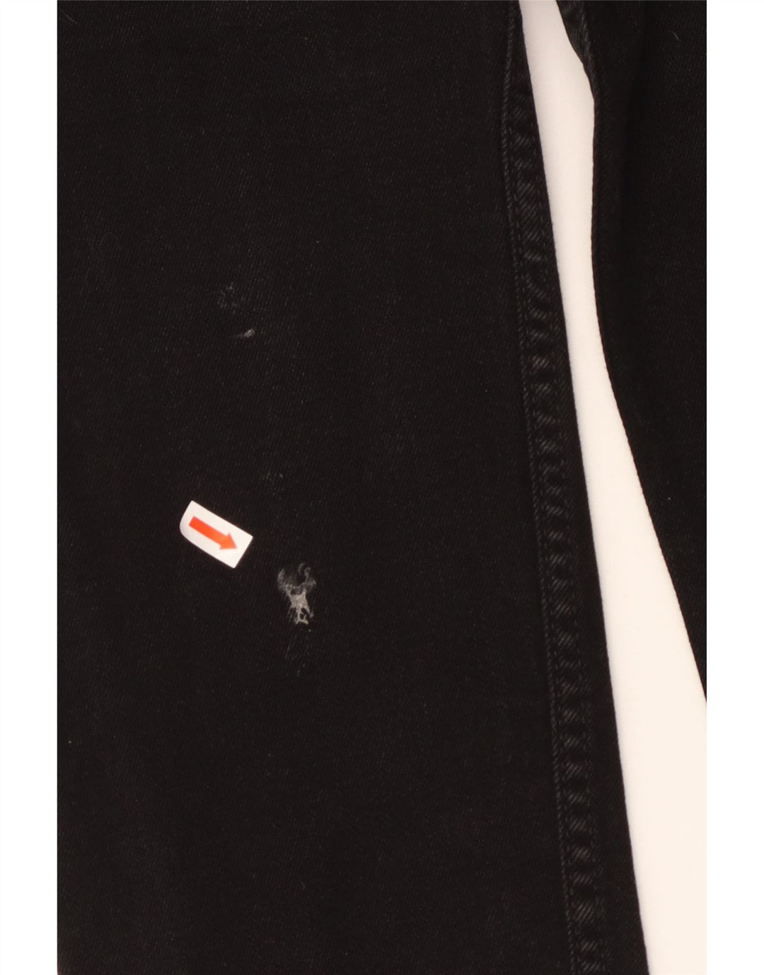 LEVI'S Masculino 512 Slim Tapered Jeans W34 L32 Algodão Preto