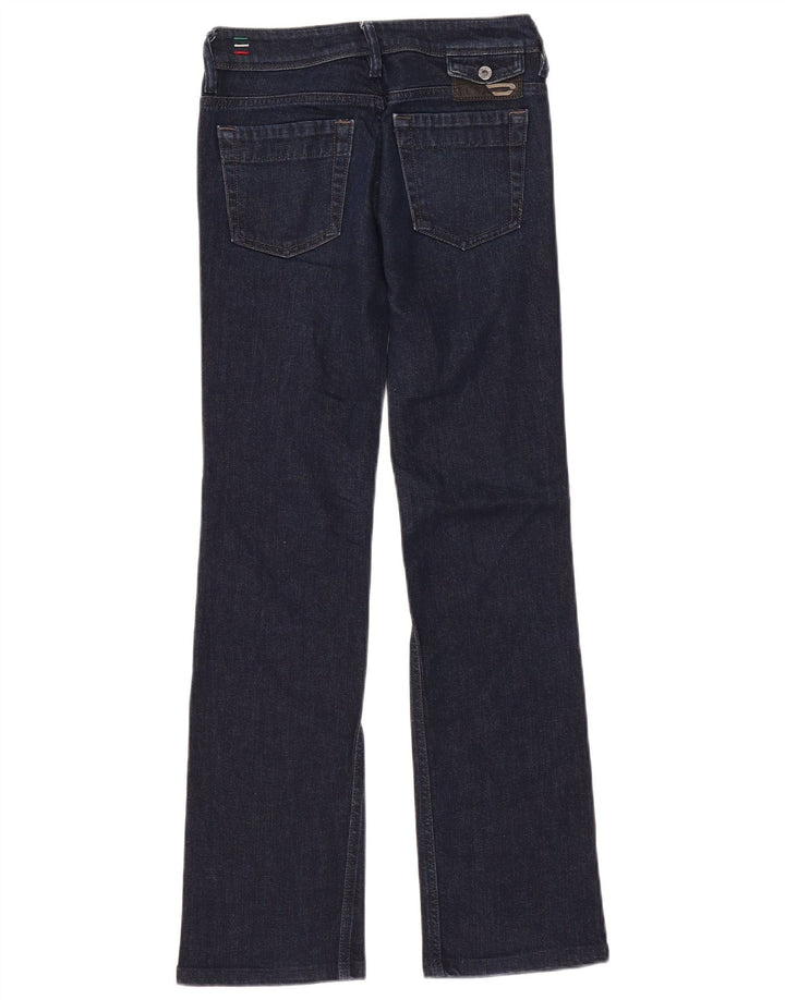 Jeans feminino Diesel BEBEL Bootcut W25 L30 azul marinho algodão