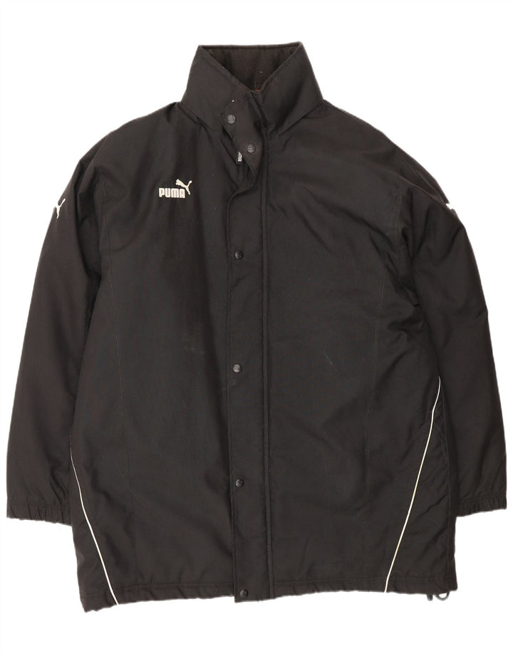 Casaco acolchoado masculino Puma UK 40 grande poliéster preto