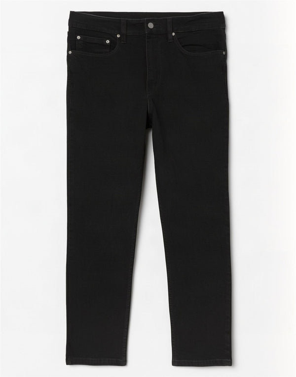 Levi's Masculino 502 Tapered Jeans W34 L30 Algodão Preto