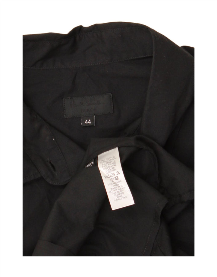 Camisa feminina Paul Smith IT 44 algodão preto médio