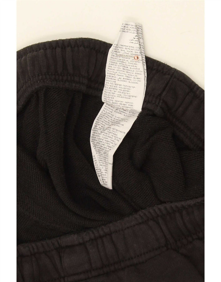 Calça de treino masculina Puma Graphic Joggers médio preto algodão