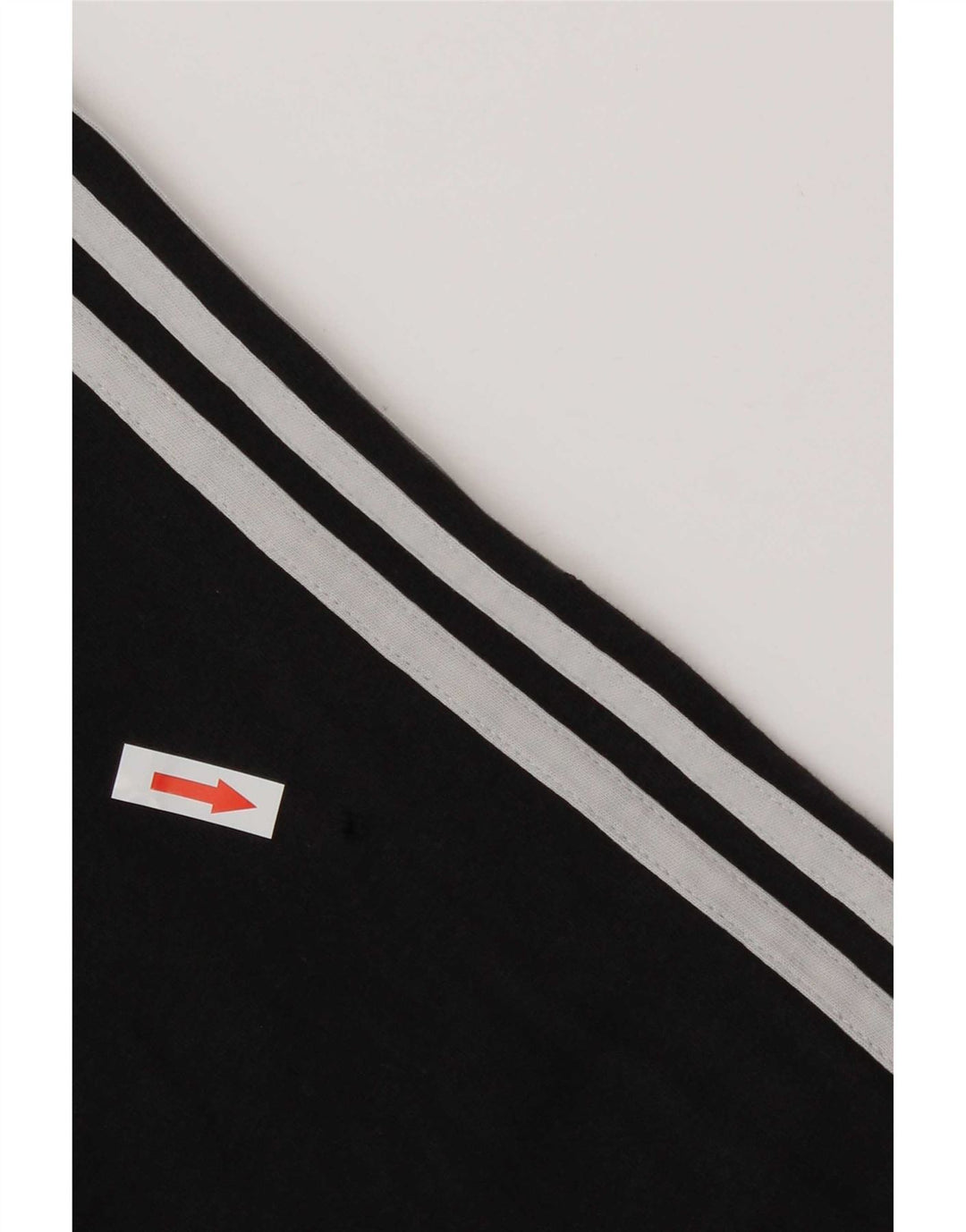 Adidas Mens Top Manga Longa Pequeno Algodão Preto