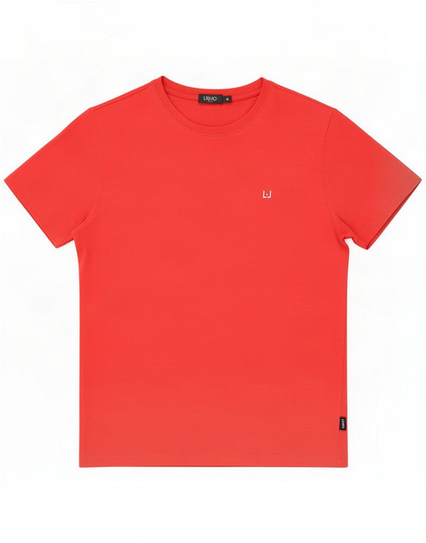 Liu Jo Mens T-Shirt Top Medium Red Cotton