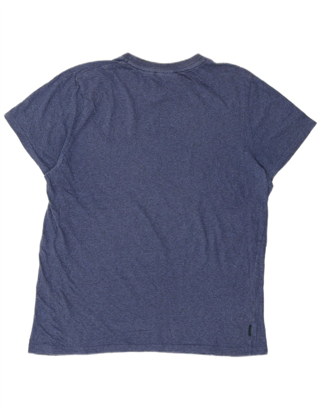 Camiseta masculina Superdry Top 2XL algodão manchado azul