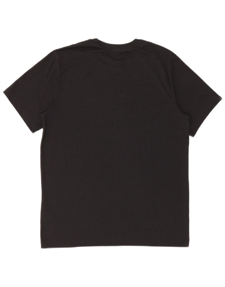 Camiseta Nike Masculina Dri Fit Graphic Top Médio Preto Poliéster