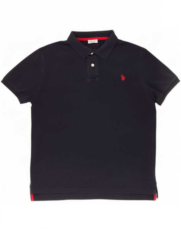 US Polo Assn. Camisa Masculina Grande Azul Marinho