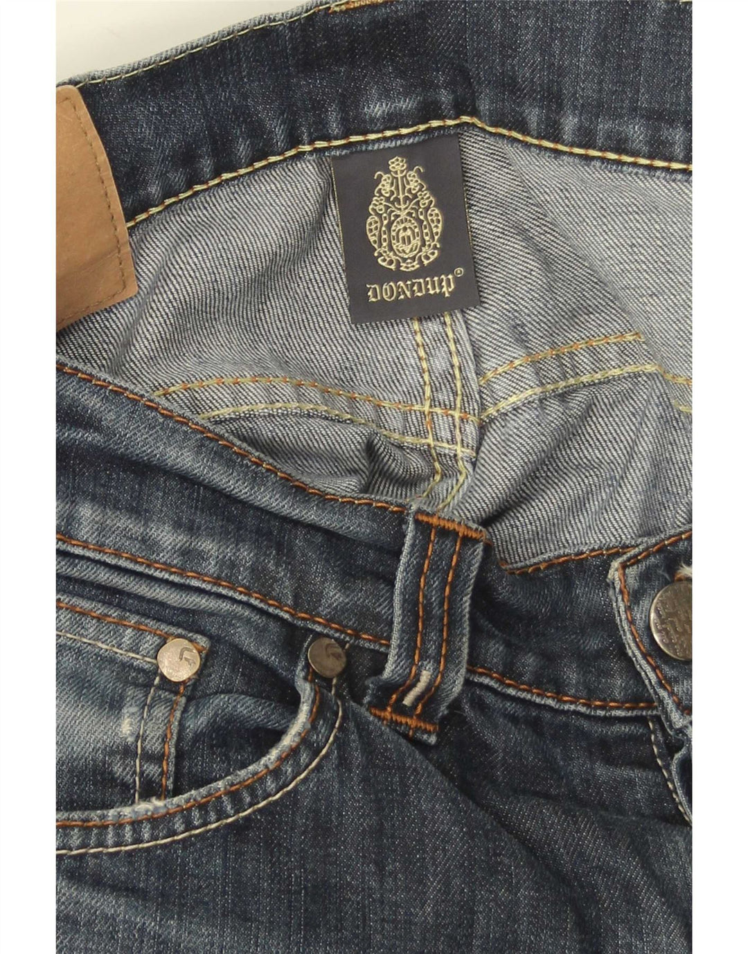 Dondup Jeans Slim Feminino W30 L32 Azul Algodão