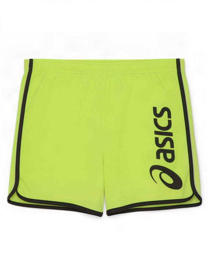 Shorts esportivos gráficos masculinos Asics grande verde