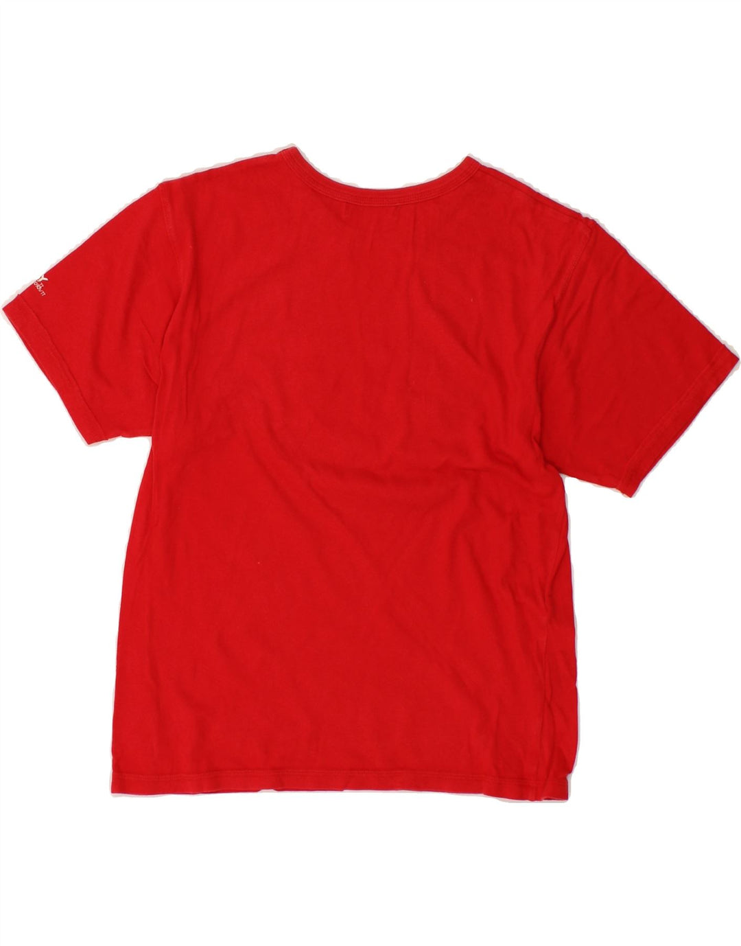 DKNY Girls Graphic T-Shirt Top 7-8 Years Red Cotton Vintage Dkny and Second-Hand Dkny from Messina Hembry 