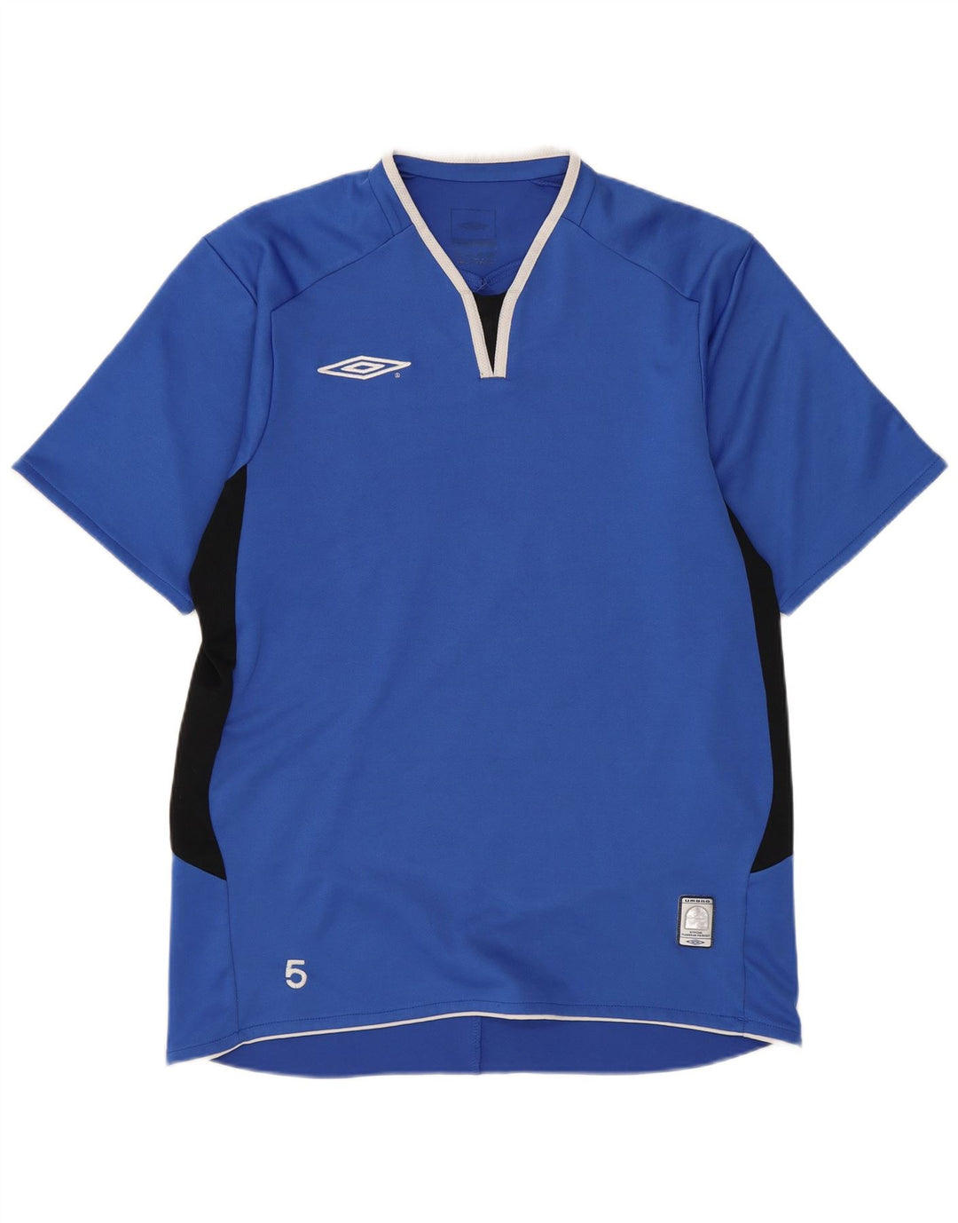 Camiseta masculina Lotto Top médio azul colorblock poliéster