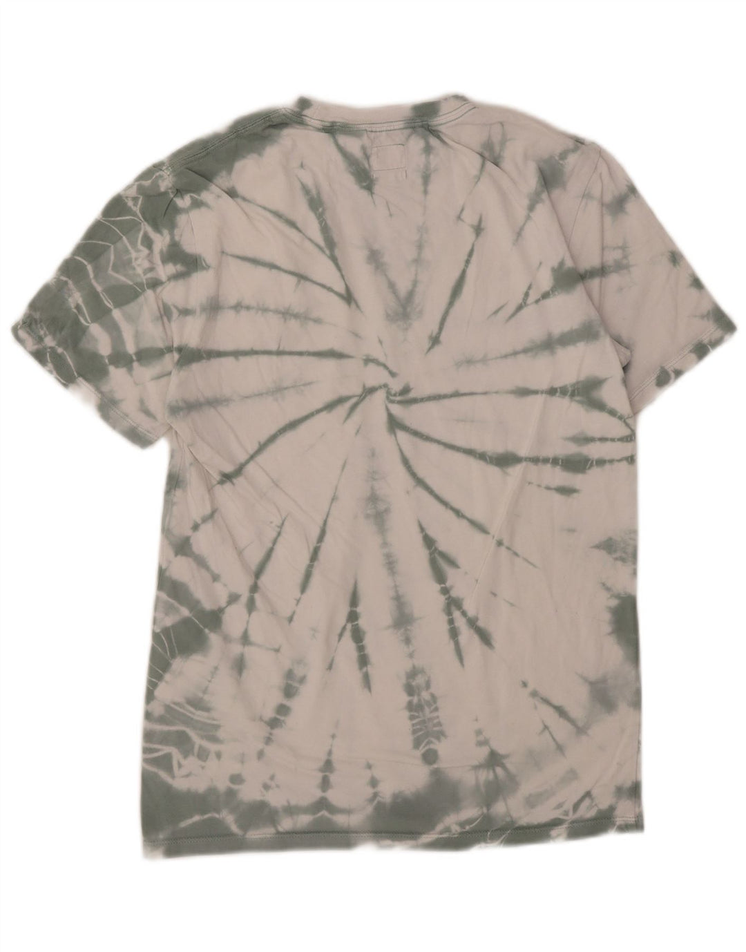 Camiseta masculina padrão Levi's Top pequeno verde tie-dye algodão