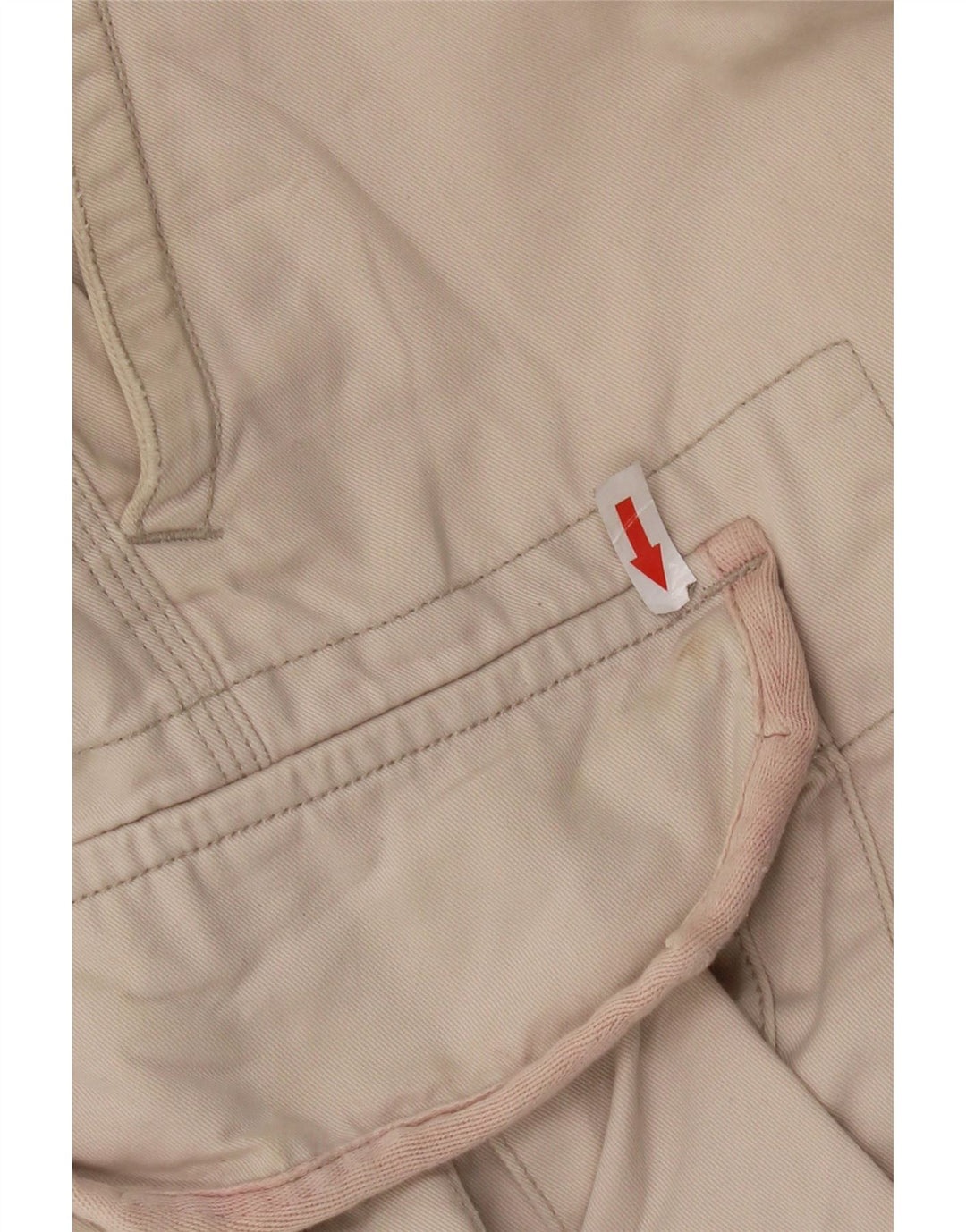 Ralph Lauren Mens Cargo Shorts W40 XL Algodão Bege