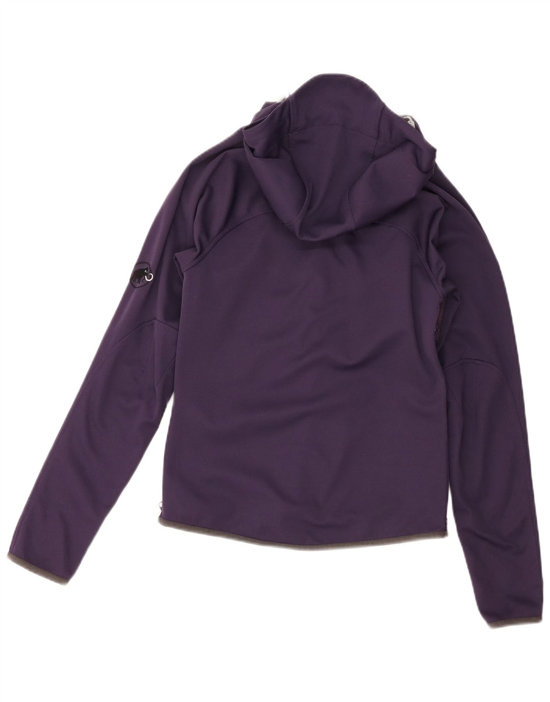 Mammut Womens Hooded Tracksuit Top Jacket UK 6 XS Roxo Poliéster