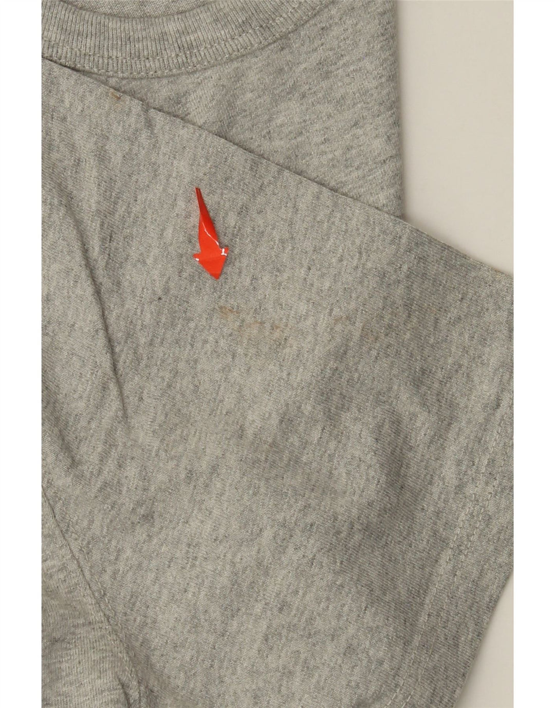 CAMPEÃO Camiseta masculina Heritage Top grande algodão manchado cinza