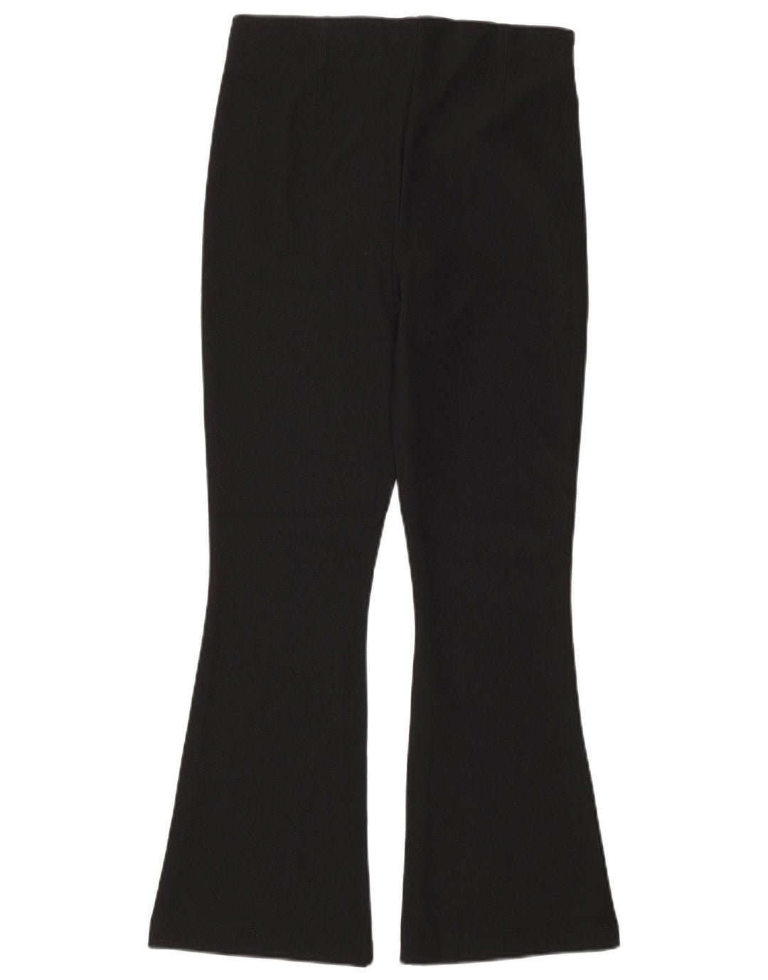Calça feminina Zara Flare casual médio W28 L28 poliéster preto
