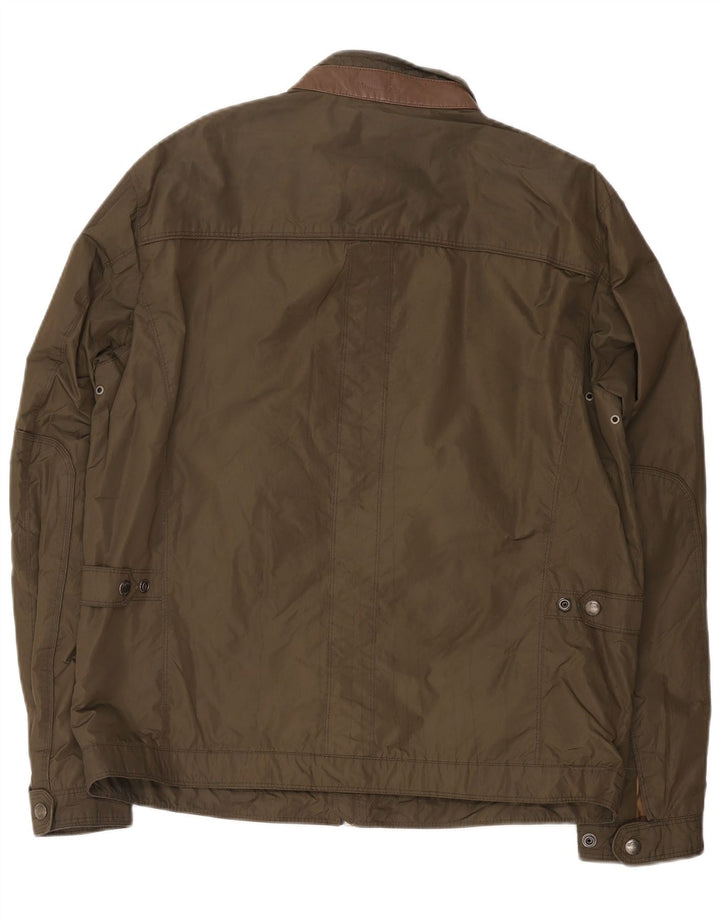 Jaqueta utilitária masculina Massimo Dutti UK 36 pequena cáqui