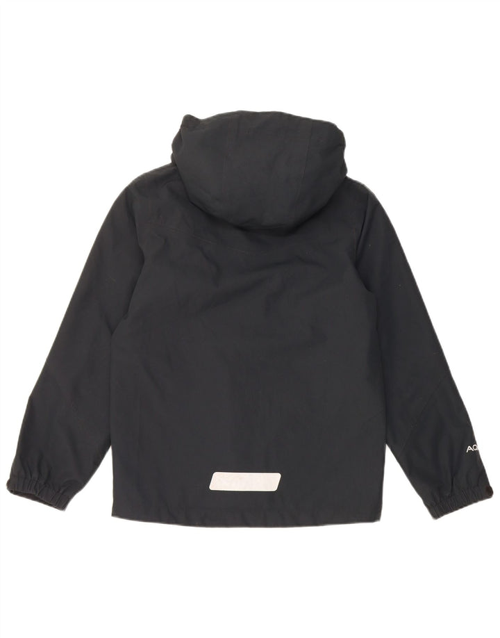 Jaqueta de chuva com capuz para meninos Berghaus 9-10 anos poliéster preto