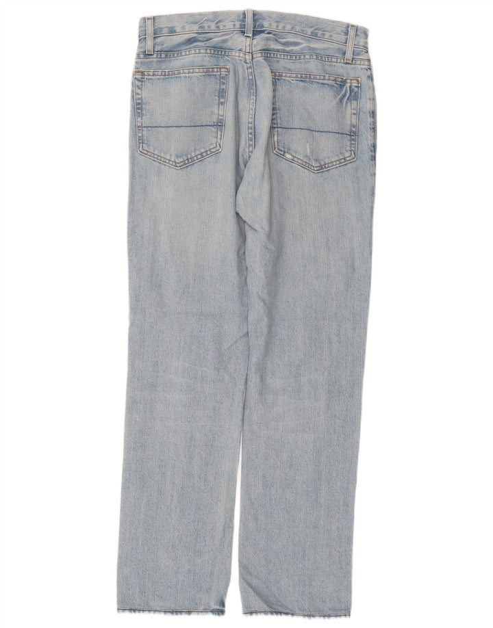 J. Crew Jeans reto masculino W30 L32 algodão azul