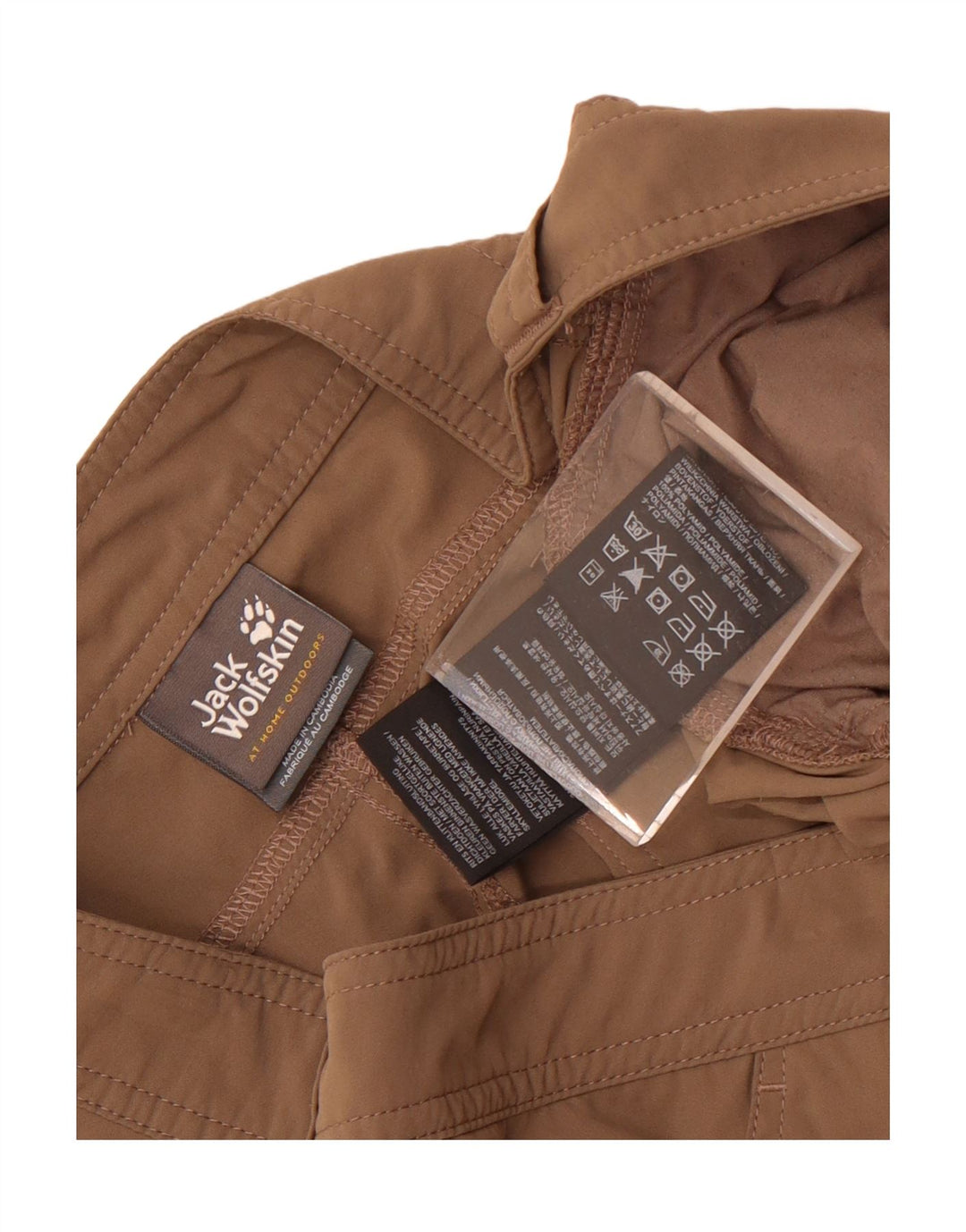 Shorts cargo masculino Jack & Jones W40 XL marrom poliamida