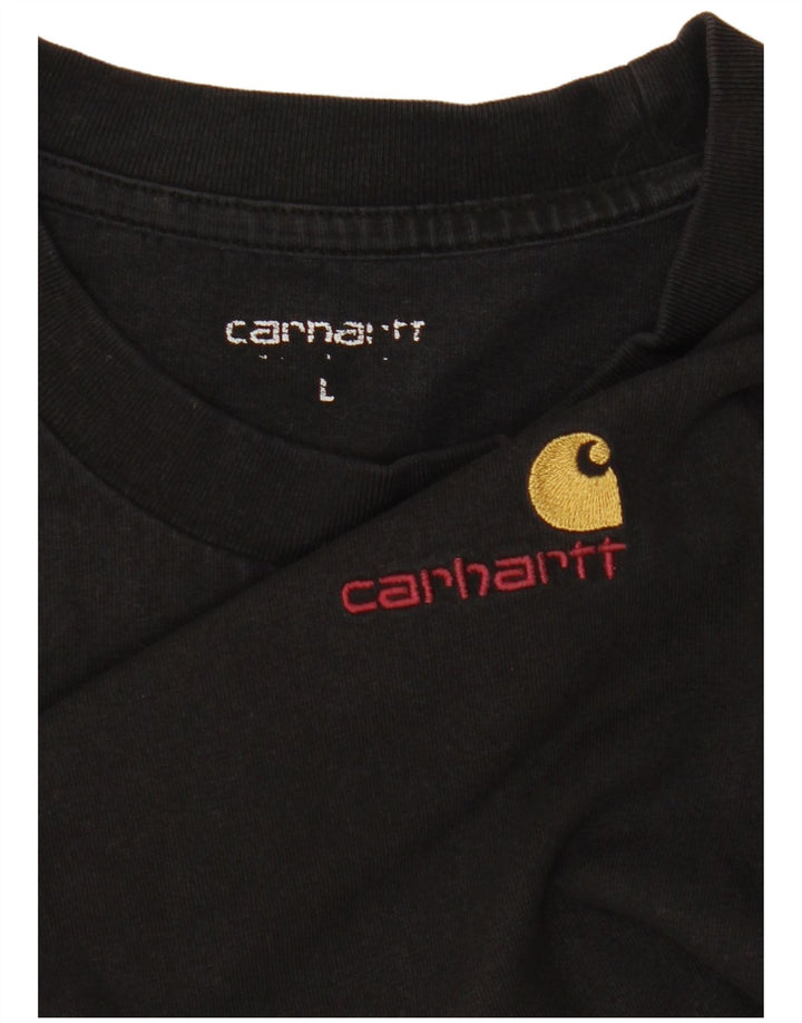 Camiseta masculina Carhartt grande preta