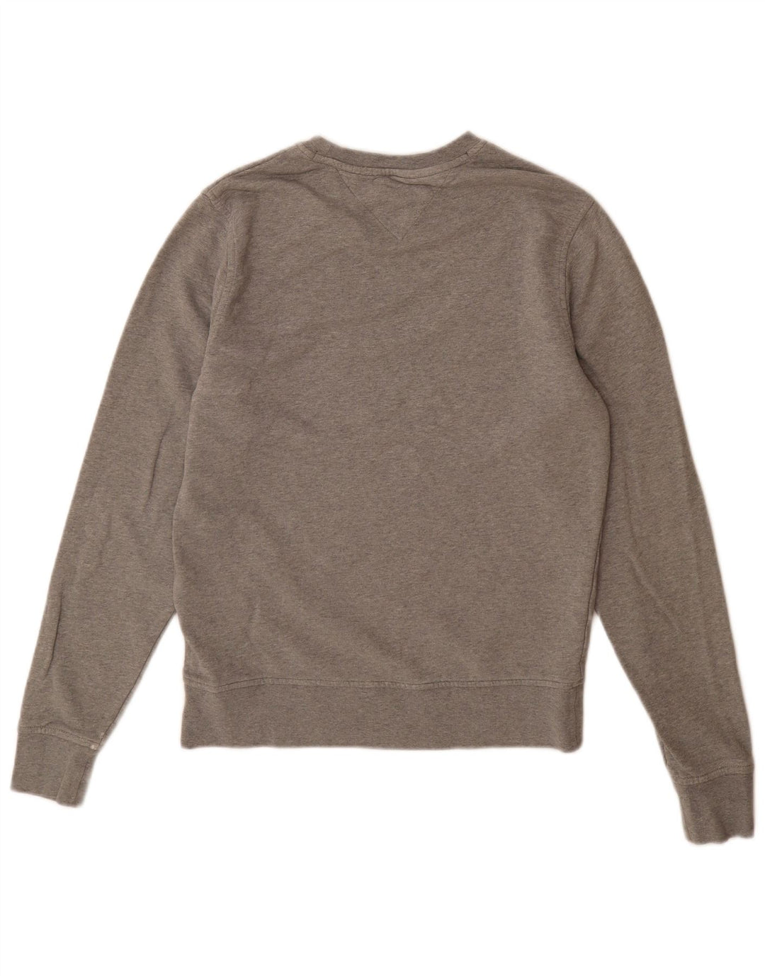 Tommy Hilfiger moletom masculino jumper pequeno algodão manchado cinza