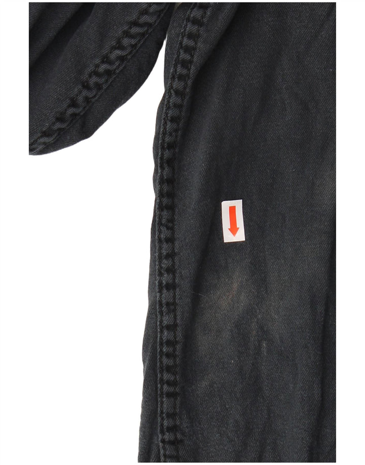 Camisa jeans masculina LEVI'S XL algodão preto