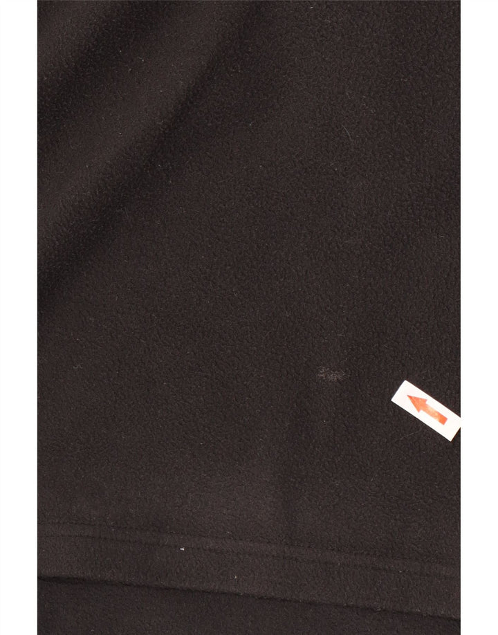 Suéter de lã masculino BERGHAUS com gola e zíper cinza médio poliéster bloco colorido