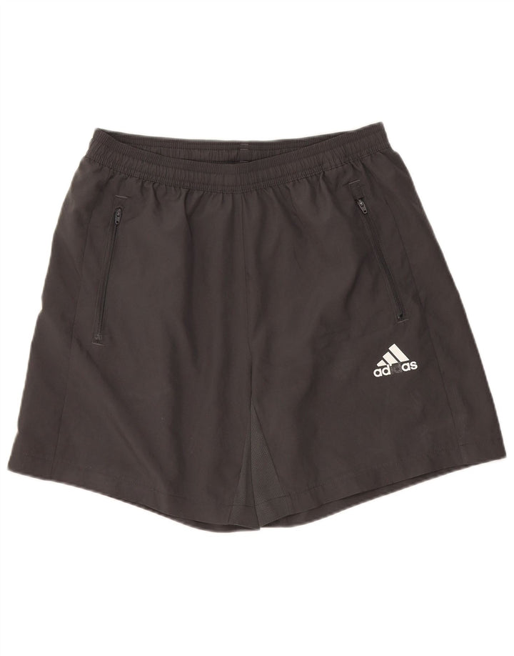 ADIDAS Mens Sport Shorts Médio Preto Poliéster