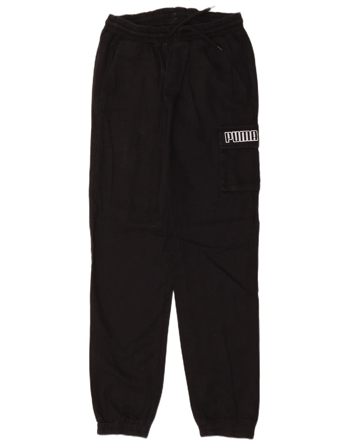 Calça esportiva masculina Puma Cargo Graphic Joggers médio preto algodão