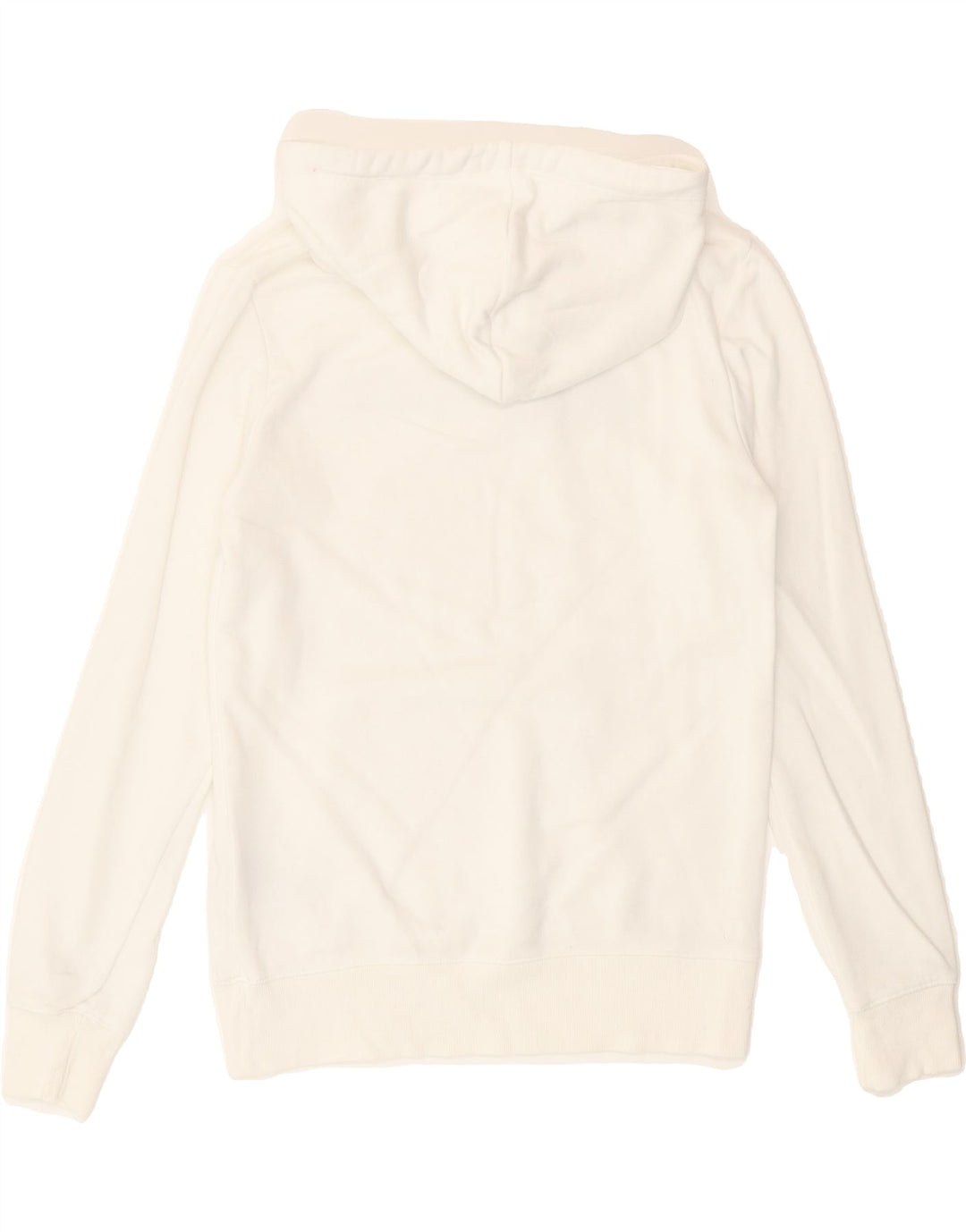 CHAMPION Womens Graphic Hoodie Jumper UK 6 XS White Cotton Vintage Champion and Second-Hand Champion from Messina Hembry 