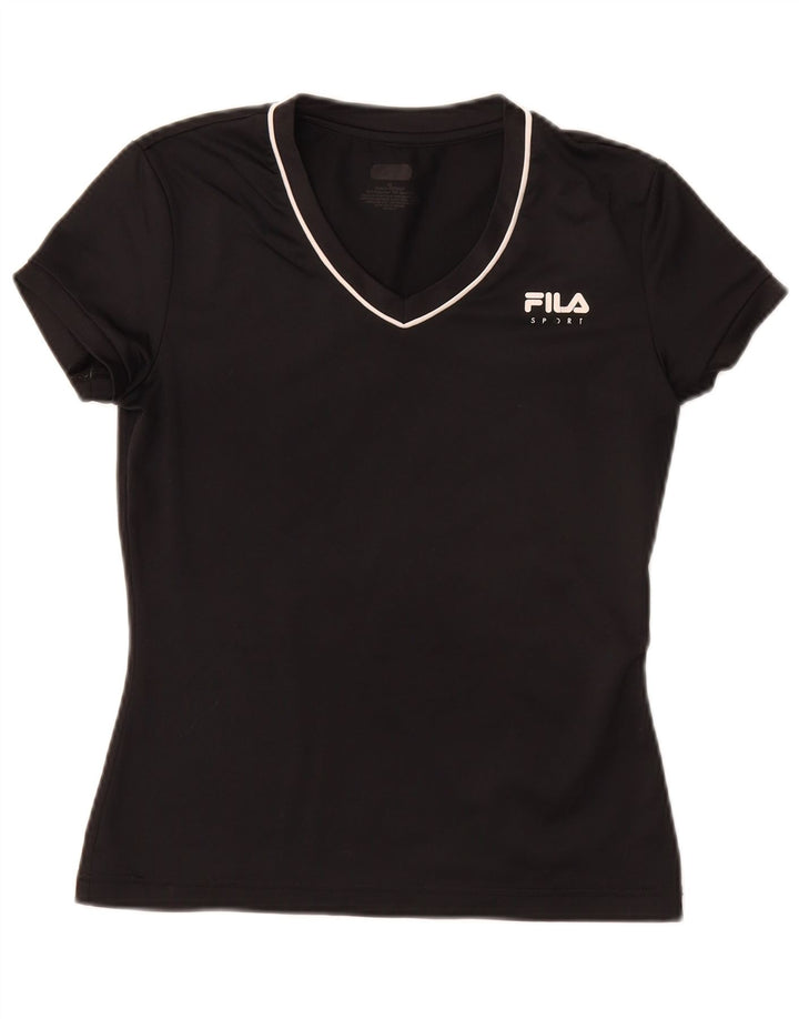 Camiseta feminina FILA UK 6 XS preta