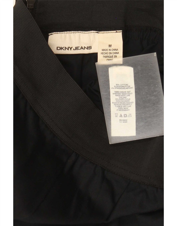 Minissaia feminina Dkny média W28 algodão preto