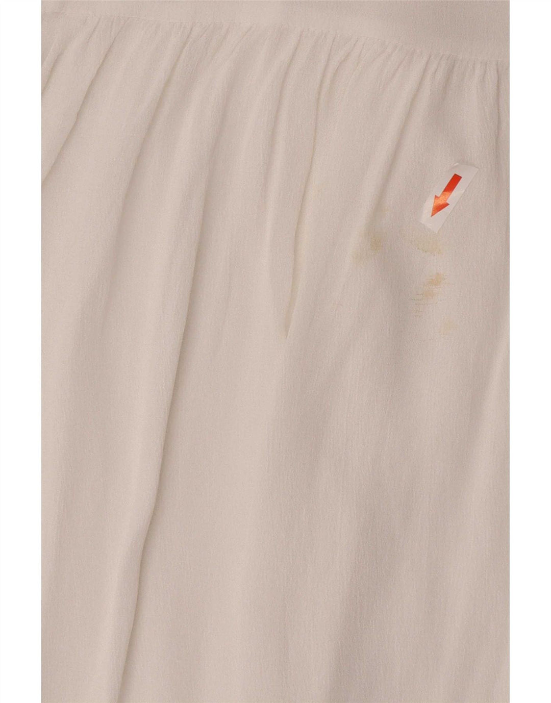 Camisa feminina Zara manga comprida regular fit Reino Unido 12 médio branco