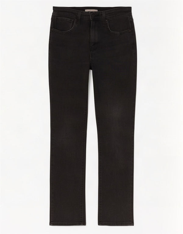 Levi's Womens 724 High Rise Straight Jeans W30 L30 Grey Cotton