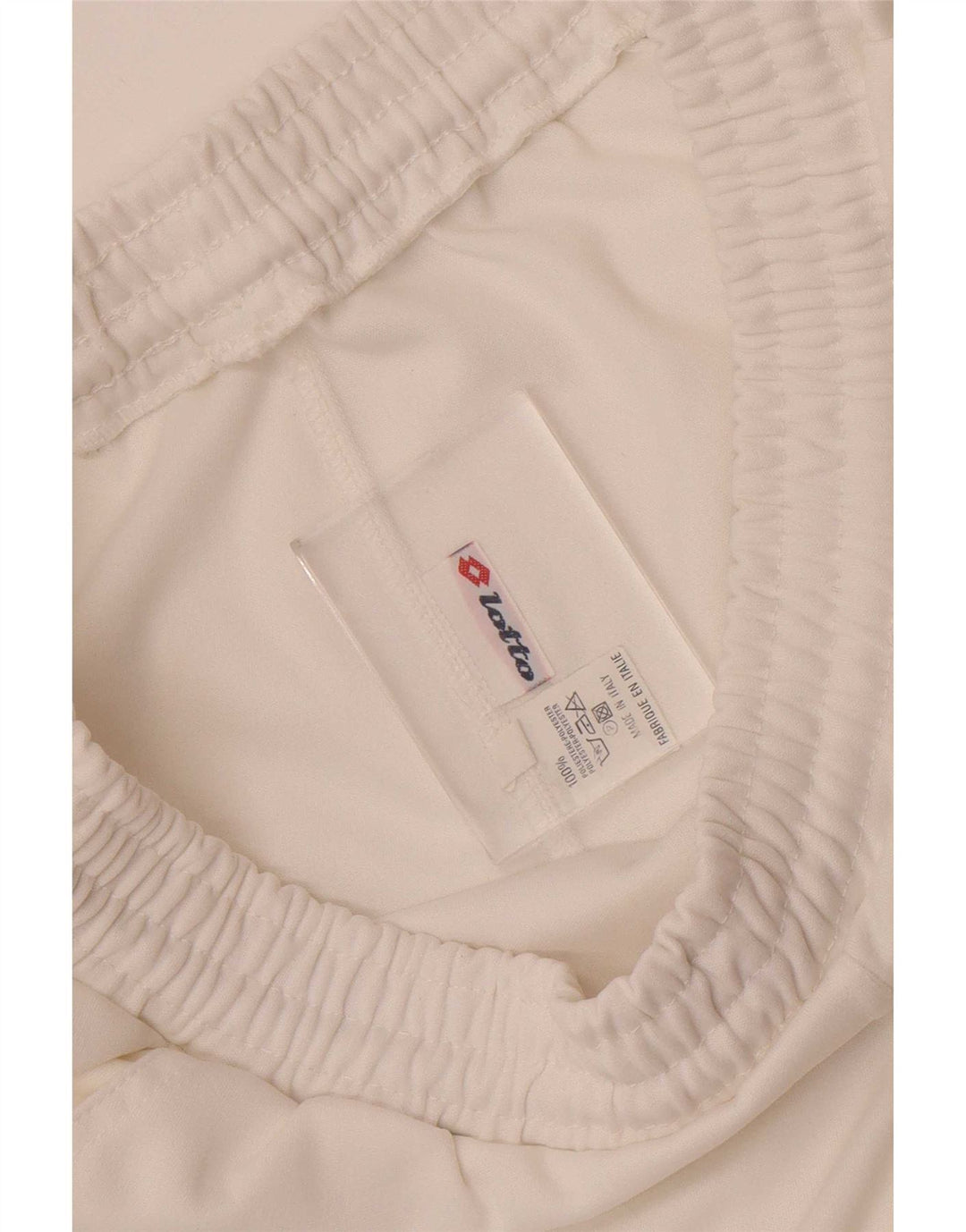 Lotto Womens Sport Shorts UK 12 Médio Branco Geométrico