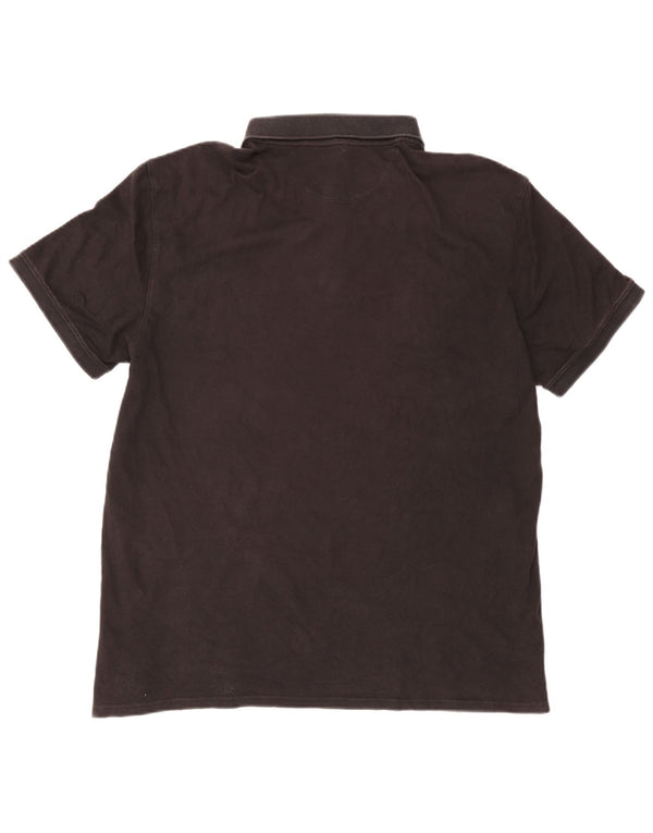 Camisa polo masculina Calvin Klein 2XL algodão preto