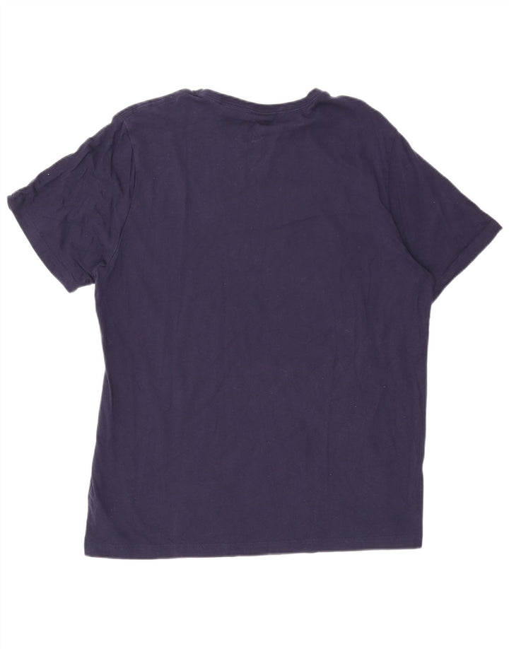 Camiseta masculina Puma Top XL azul marinho algodão