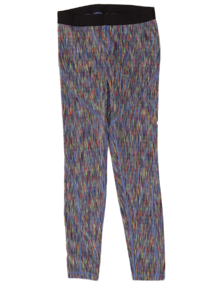Leggings femininas Nike UK 12 poliéster multicolorido médio