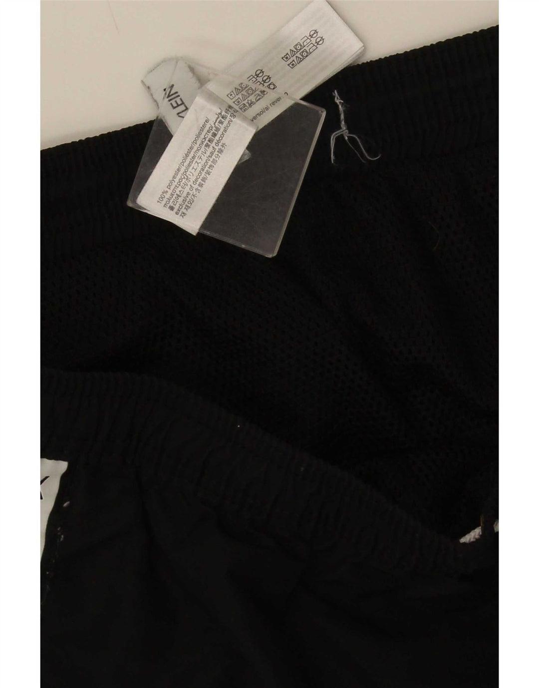 Calvin Klein Shorts de natação masculino gráfico grande poliéster colorido preto